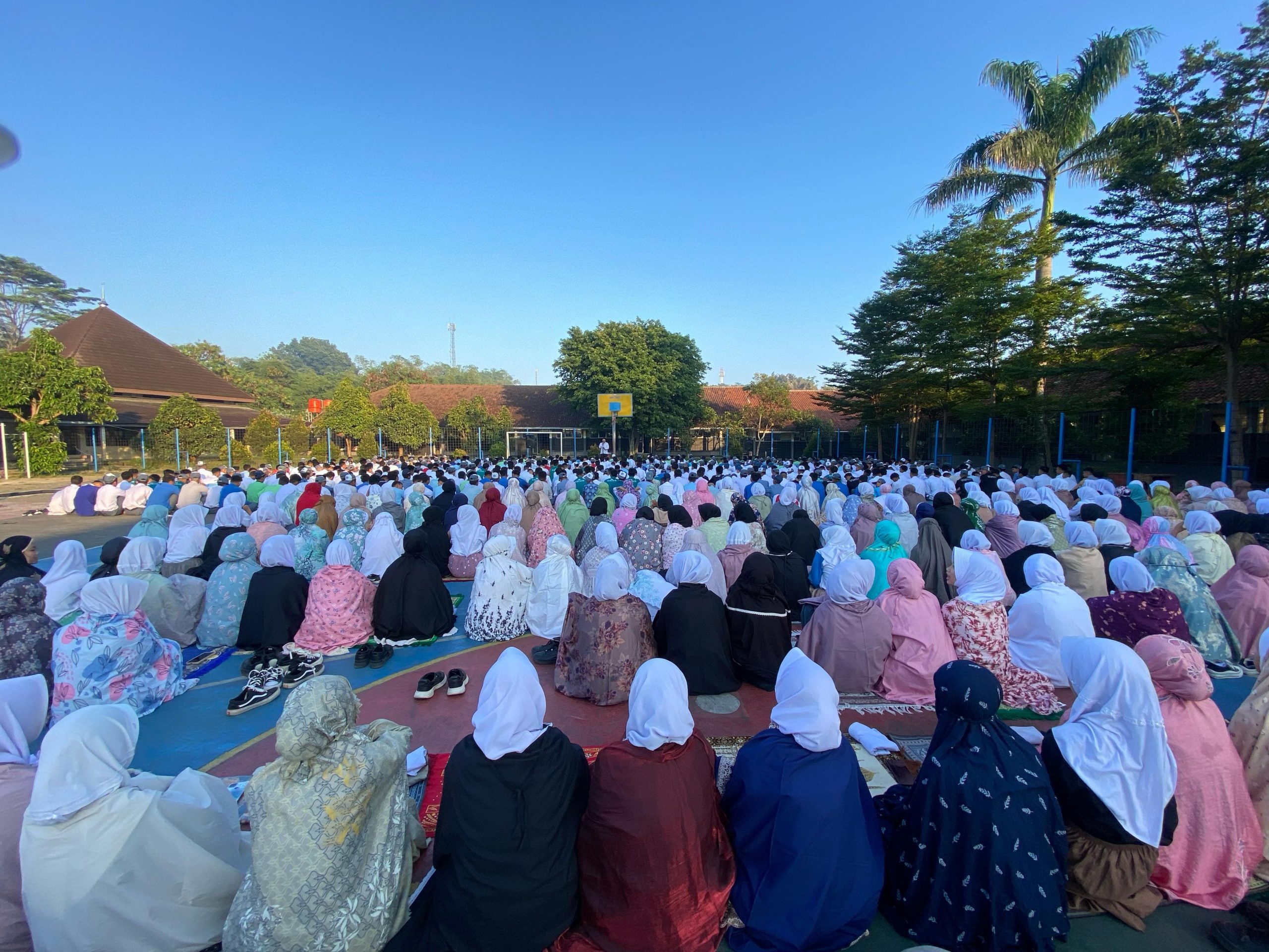 smkn 1 majalaya, sholat dhuha, pembiasaan